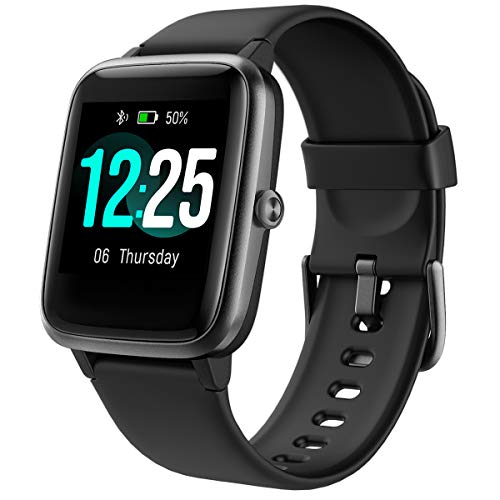 PUTARE Smartwatch, Relojes Inteligentes Impermeable IP68 para Mujer Hombre niños, Reloj de Fitness con Monitor de Frecuencia Cardíaca/Sueño/Calorías/Pasos, Pantalla Inteligente de 1.3"para iOS Android