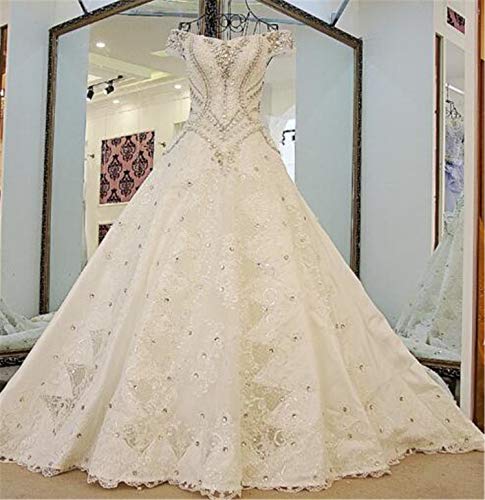 Vestido de Novia Blink Vestido de Novia Vestido Largo de Sirena de Encaje Blanco Vestido de Novia para Bodas Novias Apliques de Tul con Cuello en V Vestidos de cóctel Largos de Noche A M Vestido de Novia Blink Vestido de Novia Vestido Largo de Sirena de Encaje Blanco Vestido de Novia para Bodas Novias Apliques de Tul con Cuello en V Vestidos de cóctel Largos de Noche A M
