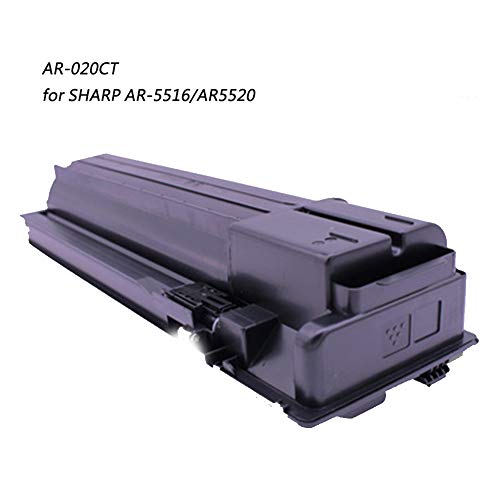 AR-020CT - Cartucho de fotocopiadora para Sharp AR-5516 / AR5520 (impresión de 15.000 páginas), color negro