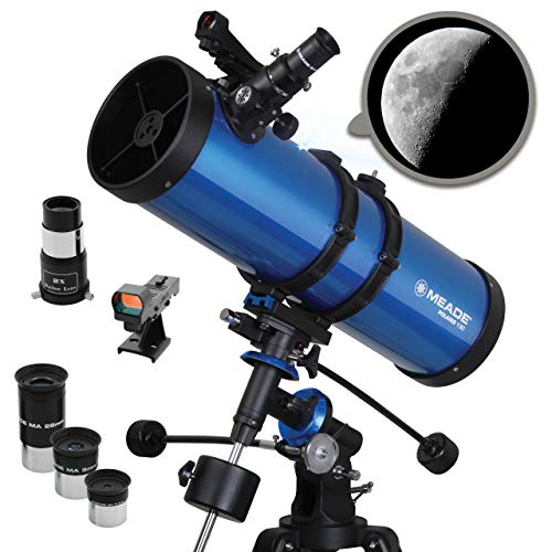 Meade Instruments Polaris 216006 - Telescopio, Reflector Azul, 130mm