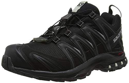 Salomon XA Pro 3D GTX W, Zapatillas de Trail Running para Mujer, Negro (Black/Black/Mineral Grey), 38 2/3 EU