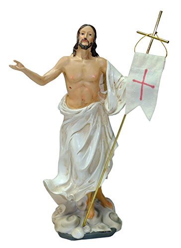 Kaltner Präsente – Regalo Idea – Figura de Cristo Jesús con bandera Oster Resurrección Jesús auferstehungschristus