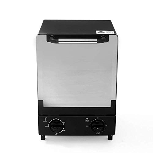 Mini Horno eléctrico vertical del horno microondas de alta calidad mini Tostadora eléctrica del hogar Máquina de hacer pan panadero multifunción,Negro
