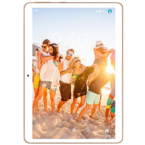 4G LTE Tablet 10 Pulgadas YOTOPT - Android 9.0, 4GB RAM y 64GB ROM, GPS/Bluetooth/WiFi Soporte (Blanco)