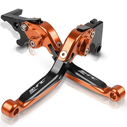 Motocicleta CNC Adjustable Palanca de Embrague de Freno para KTM Duke 790 2018 2019-Naranja+Negro++Naranja+Negro