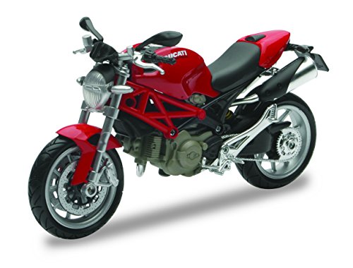 New Ray 44023, Ducati Monster 1100 - Moto a escala 1:12, Colores aleatorios, 1 Pieza , color/modelo surtido