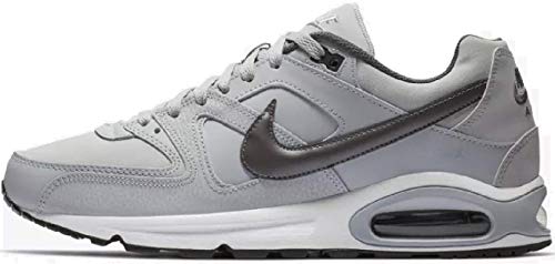 Nike Air Max Command Leather, Zapatillas de Running para Hombre, Gris (Gris (Wolf Grey/Mtlc Dark Grey-Black-White)), 45 EU