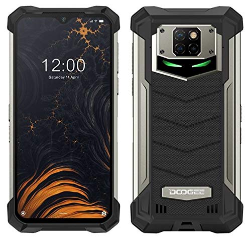 Smartphone Resistente DOOGEE S88 Pro 10000mAh Batería, Octa-Core 6GB + 128GB Android 10, Cámara Cuatro 21MP, 6.3"FHD + Corning Gorilla Glass, Carga Inalámbrica, IP68 Teléfono Móvil Antigolpes Negro