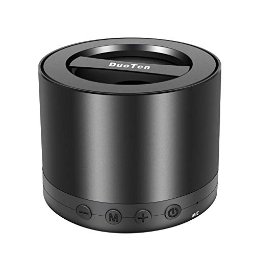 DuoTen Altavoz Inalámbrico Portátil, Altavoz Bluetooth Inalámbrico 6W, Graves Profundos, TWS, Radio, Micrófono Incorporado, AUX, 8horas De Reproducción, Cordón, Tamaño Mini Para Viajes, Deporte, Hogar