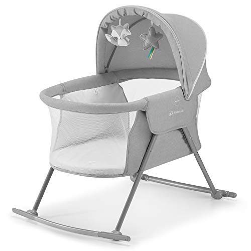Kinderkraft Cuna Bebé LOVI, Moisés, Bolsa de Transporte, Juegos, Viaje, Gris Kinderkraft Cuna Bebé LOVI, Moisés, Bolsa de Transporte, Juegos, Viaje, Gris
