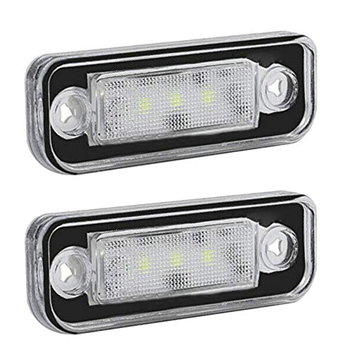 Luntus LáMpara de Luz de MatríCula LED Sin Errores para Mercedes W203 5D W211 R171 W219