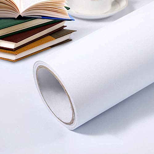 Hode Vinilo Autoadhesivo Mate para Muebles de Cocina, Dormitorio, 3 m, Vinilo, Blanco, Papel Pintado Pared Adhesivo para Pared,Puerta,Muebles Hode Vinilo Autoadhesivo Mate para Muebles de Cocina, Dormitorio, 3 m, Vinilo, Blanco, Papel Pintado Pared Adhesivo para Pared,Puerta,Muebles