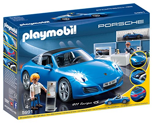 Playmobil Porche- Porsche Réplica del Porche 911 Targa 4S Playset, Multicolor, 9,5 x 24,8 x 34,8 cm (Playmobil 5991) Playmobil Porche- Porsche Réplica del Porche 911 Targa 4S Playset, Multicolor, 9,5 x 24,8 x 34,8 cm (Playmobil 5991)