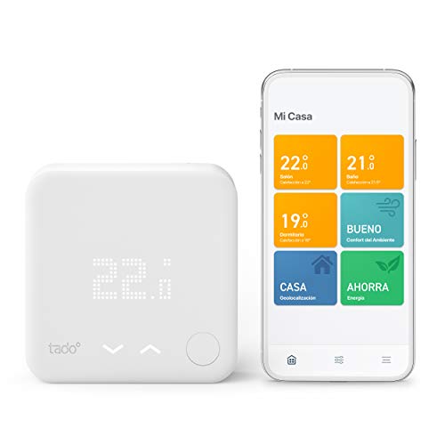 tado° Termostato Inteligente Cableado Kit de Inicio V3+ - Control inteligente de calefacción, Instálalo tú mismo, Designed in Germany tado° Termostato Inteligente Cableado Kit de Inicio V3+ - Control inteligente de calefacción, Instálalo tú mismo, Designed in Germany