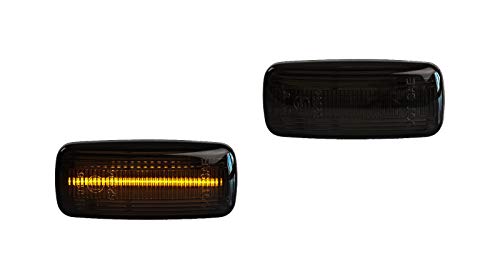 Intermitentes laterales LED ahumados, color negro, izquierda, derecha, 802