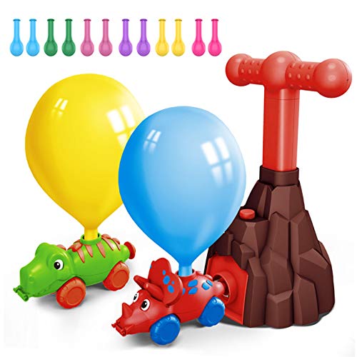 LAPPAZO Juguete Coche de Globo Dinosaurio Coche Impulsado por Aire Inercia Juguetes Creativos de Experimento Científico Aerodinámica Regalos Stem Juguetes Educativos para Niños LAPPAZO Juguete Coche de Globo Dinosaurio Coche Impulsado por Aire Inercia Juguetes Creativos de Experimento Científico Aerodinámica Regalos Stem Juguetes Educativos para Niños