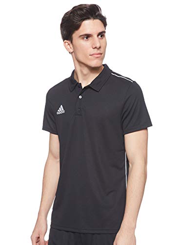 Adidas CORE18 POLO Polo shirt, Hombre, Black/ White, XL