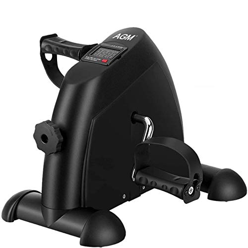 AGM Pedales Estaticos, Mini Bicicleta Estáticas, Ejercitador de Pedales, Máquinas de piernas para Entrenamiento de Brazos y Piernas Aparatos de Pedales, LCD Pantalla y Resistencia Ajustable (Negro) AGM Pedales Estaticos, Mini Bicicleta Estáticas, Ejercitador de Pedales, Máquinas de piernas para Entrenamiento de Brazos y Piernas Aparatos de Pedales, LCD Pantalla y Resistencia Ajustable (Negro)