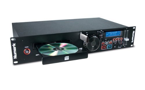Numark MP103USB - Reproductor de CD y USB para Montaje en Rack con Controles de Pitch y Master Tempo, Entradas/Salidas para Óptima Funcionalidad y Compatibilidad con CD y MP3 CD
