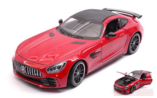 Welly WE24081R Mercedes AMG GT R Red 1:24-27 MODELLINO Die Cast Model Compatible con