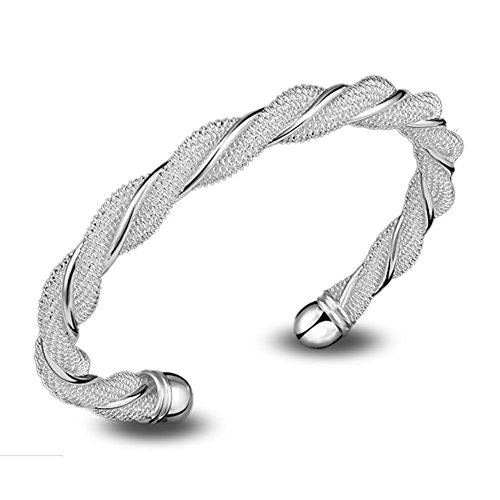 Lingstar SG925 - Pulsera para mujer (plata maciza)