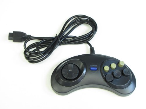 Tomee : Joystick de 6 botones compatible con la consola SEGA Megadrive, Genesis, Master System (mando, gamepad, controlador) Tomee : Joystick de 6 botones compatible con la consola SEGA Megadrive, Genesis, Master System (mando, gamepad, controlador)