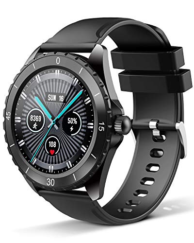 ELEGIANT SmartWatch, Reloj Inteligente IP68 con Pantalla Táctil de 1.3'', Pulsera Actividad Inteligente Hombre Mujer Niños para Deporte, Monitor de Actividades, Podómetro Cronómetros para iOS Android ELEGIANT SmartWatch, Reloj Inteligente IP68 con Pantalla Táctil de 1.3'', Pulsera Actividad Inteligente Hombre Mujer Niños para Deporte, Monitor de Actividades, Podómetro Cronómetros para iOS Android