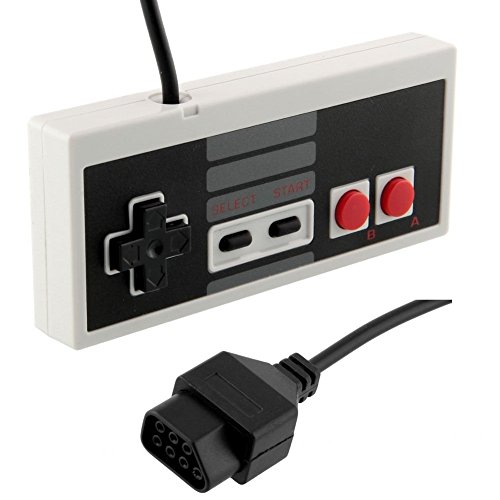 SATKIT Nintendo NES GamePad Controlador compatible con la consola NES