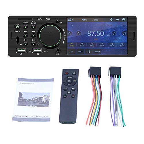 Juman634 Radio FM TFT 1 DIN Coche Pantalla táctil Radio Estéreo Bluetooth El transmisor FM MP5 El Reproductor Puede conectarse a la cámara de visión Trasera 4.1 Pulgadas Juman634 Radio FM TFT 1 DIN Coche Pantalla táctil Radio Estéreo Bluetooth El transmisor FM MP5 El Reproductor Puede conectarse a la cámara de visión Trasera 4.1 Pulgadas