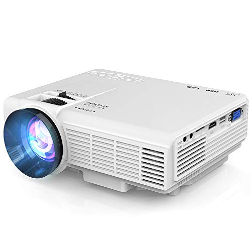 Proyector, Proyector de Video Soporta 1080P HD, Proyector Mini Compatible con TV Stick PS4 Xbox Wii HDMI VGA SD AV USB, Home Theater Proyector, Blanco. Proyector, Proyector de Video Soporta 1080P HD, Proyector Mini Compatible con TV Stick PS4 Xbox Wii HDMI VGA SD AV USB, Home Theater Proyector, Blanco.