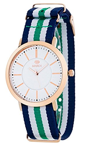 Reloj Marea Unisex B21164/6 Azul, Verde y Blanco