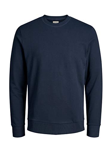JACK & JONES Jjeholmen Sweat Crew Neck Noos, Suéter para Hombre, Azul (Navy Blazer), Large JACK & JONES Jjeholmen Sweat Crew Neck Noos, Suéter para Hombre, Azul (Navy Blazer), Large