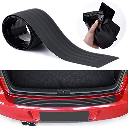 Protector de parachoques trasero, protector de parachoques trasero, protector universal de goma negra duradera para proteger y ocultar arañazos, protectores de parachoques para automóviles/SUV Protector de parachoques trasero, protector de parachoques trasero, protector universal de goma negra duradera para proteger y ocultar arañazos, protectores de parachoques para automóviles/SUV