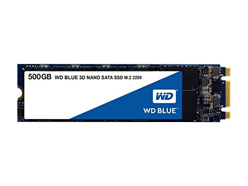 Western Digital WDS500G2B0B WD Blue 500GB 3D NAND Internal SSD M.2 SATA Western Digital WDS500G2B0B WD Blue 500GB 3D NAND Internal SSD M.2 SATA