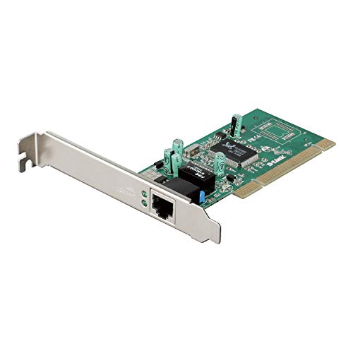 D-Link DGE-528T – Tarjeta PCI Gigabit Ethernet RJ45 (10/100/1000 Mbps), Compatible con Windows, Windows Server, Linux y MacOS