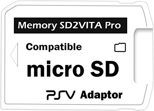 LEXINCHENG SD2VITA Pro - Adaptador Pro 5.0 para tarjeta de memoria PS VITA 3.60 Henkaku Micro SD PSVITA (cobertura completa)