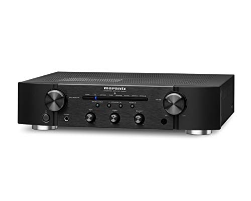 Marantz PM6007 - Amplificador Hi-Fi, Amplificador estéreo, 2 x 60 W, Entrada óptica, Entrada Phono, Salida de subwoofer, Color Negro