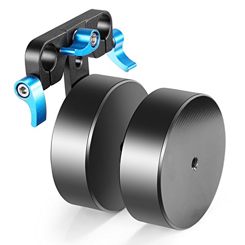 Neewer 10087920 - Contador Extraíble Aleación de Aluminio 2,1kg para Equilibrar el Estabilizador de Plataforma de Montaje en el Hombro, Compatible con Varillas 15mm, azul y negro Neewer 10087920 - Contador Extraíble Aleación de Aluminio 2,1kg para Equilibrar el Estabilizador de Plataforma de Montaje en el Hombro, Compatible con Varillas 15mm, azul y negro