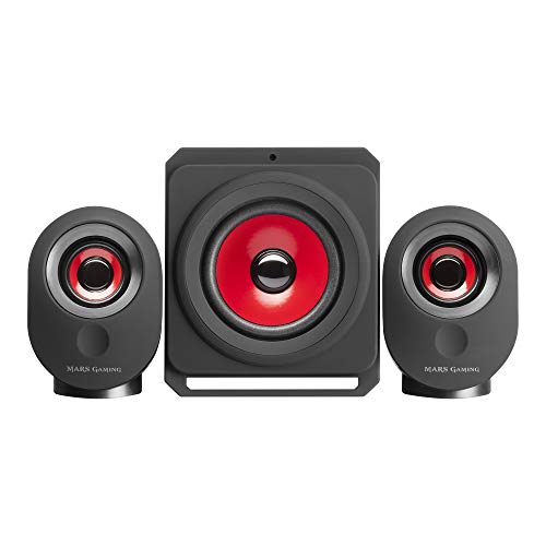 Mars Gaming MSX, altavoces PC 35W, 5 modos multimedia, subwoofer 2.1, Jack 3.5mm Mars Gaming MSX, altavoces PC 35W, 5 modos multimedia, subwoofer 2.1, Jack 3.5mm