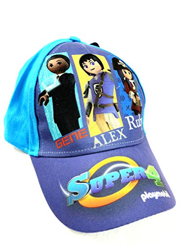 Playmobil Super 4 Gorra Nueva Excluida 2019/2020 azul 54 cm