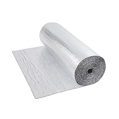 Trueshopping Biard Rollo Aislante Térmico de Aluminio Capa Doble Burbujas – 1,2 m x 5 m (6 m2) Ideal para Buhardilla Desván Paredes Caravanas y Áticos– 300 g por m2 Trueshopping Biard Rollo Aislante Térmico de Aluminio Capa Doble Burbujas – 1,2 m x 5 m (6 m2) Ideal para Buhardilla Desván Paredes Caravanas y Áticos– 300 g por m2