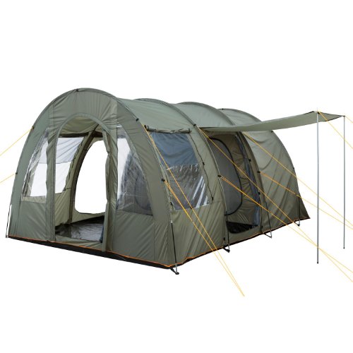CampFeuer – Big Tunnel-Tent, Verde/Gris, 5000 mm