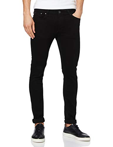 Jack & Jones Jjiliam Jjoriginal Am 816 Noos Vaqueros Skinny, Negro (Black Denim Black Denim), W32/L32 (Talla del Fabricante: 32) para Hombre