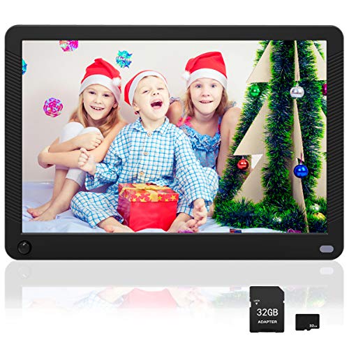 MELCAM Marco Digital 10 Pulgadas, Marco de Fotos Digital con Sensor de Movimiento IPS FHD 1920 * 1080 y Control Remoto, Soporte Foto/Música/Video/Despertador/Calendario, Negro MELCAM Marco Digital 10 Pulgadas, Marco de Fotos Digital con Sensor de Movimiento IPS FHD 1920 * 1080 y Control Remoto, Soporte Foto/Música/Video/Despertador/Calendario, Negro