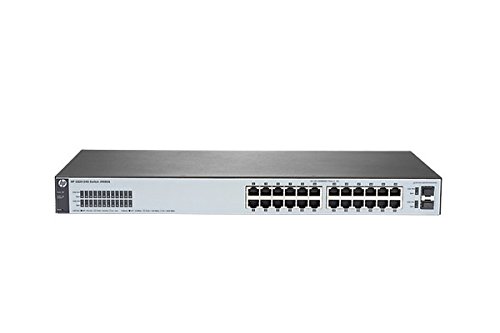 HP 1820-24G - Switch de Red (Gigabit Ethernet (10/100/1000), 8000 entradas, 52 Gbit/s, 38,6 Mpps, Gris, Arm Cortex-A9)