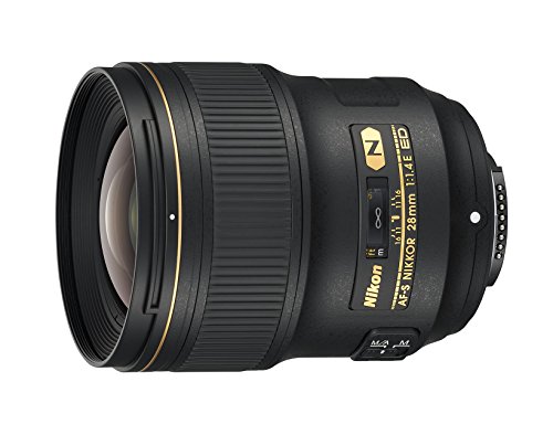 Nikon AF-S 28MM F1.4 ED - Objetivo para montura F (distancia focal 28 mm, apertura f/1.4) negro