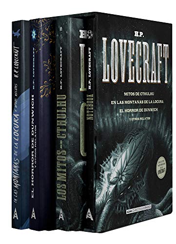 Estuche - H.P. Lovecraft: mejores títulos + notebook (Pack Clásicos Ilustrados)