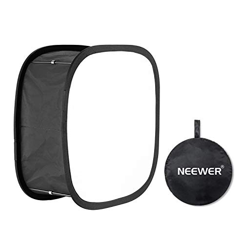 Neewer LED Luz Softbox de Panel para 480 LED Apertura de 23.5x23.5cm Plegable con cinta de Bloqueo y Bolsa de Transporte para Retratos de Estudio Fotográfico Video Aspecto Natural