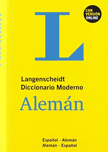 LANGENSCHEIDT DICCIONARIO MODERNO ALEMAN ESPAÑOL