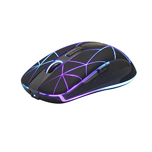 Rii RM200 Ratón inalámbrico con batería Recargable,5 Botones Receptor Nano 2.4 GHz, 3 Niveles dpi Ajustables Multicolor LED, Ideal para Notebooks, PC, Ordenadores. (Negro). Rii RM200 Ratón inalámbrico con batería Recargable,5 Botones Receptor Nano 2.4 GHz, 3 Niveles dpi Ajustables Multicolor LED, Ideal para Notebooks, PC, Ordenadores. (Negro).